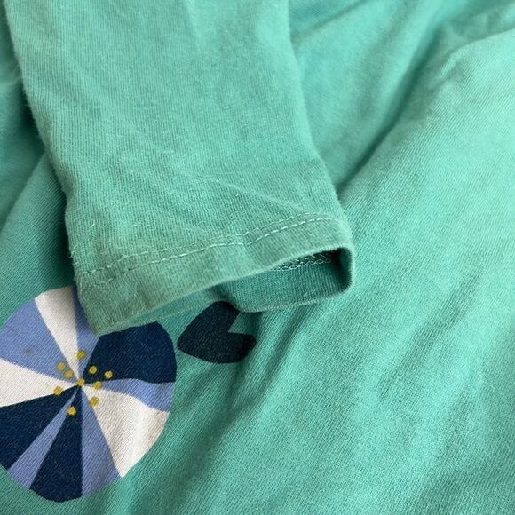 Tea Collection long sleeve green knit dress with pinwheel graphic Size 12-18 m. - Picture 6 of 12